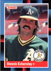 1988 Donruss Baseball Cards    349     Dennis Eckersley
